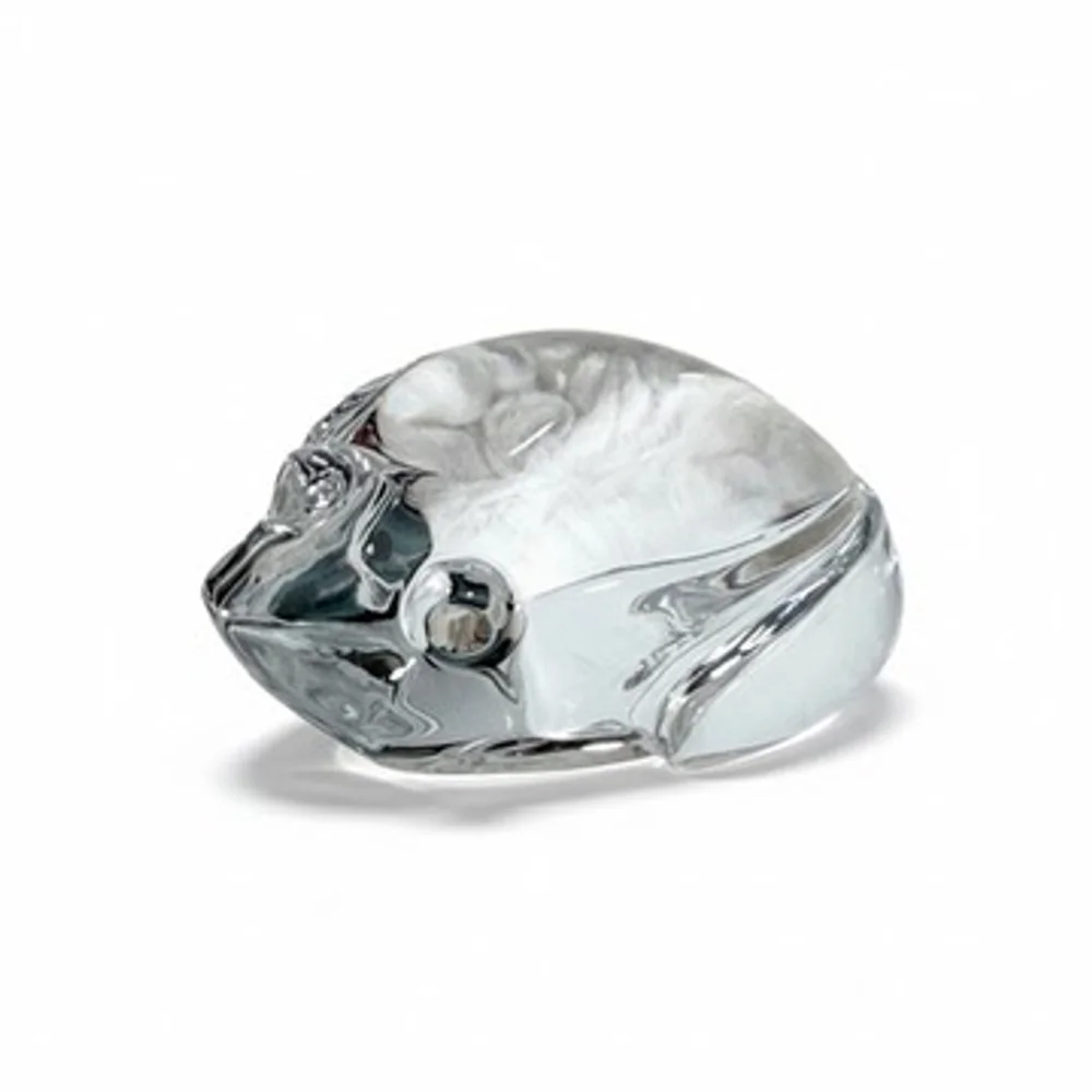 Vintage Val St. Lambert Crystal Frog Paperweight Made In Belgium De Sousa - Picture 1 of 12